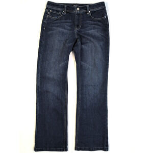 White House Black Market Women’s Jeans 10R Blue Bootcut Stretch Denim Mid Rise